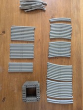 LEGO  - Rails gris droits et