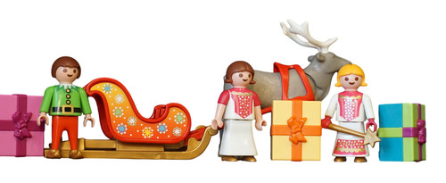 Playmobil lutin noël renne - lutin,
