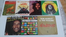SP 7 disques 45T de Bob Marley Exodus- Could you be love - Work - Iron Lion Zion