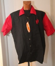 ORIGINAL Chemise Rock  " GRINGO BY BIKER CUIR " Choppers Noire rouge   XXL  neuf