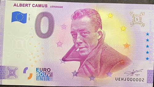 Billet euro albert camus - billet,