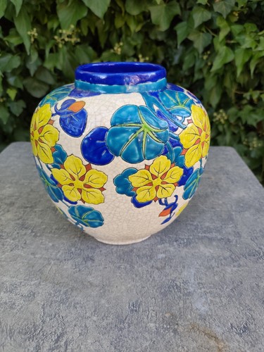 Vase boch frères keramis - vase,