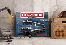 Plaque métal déco 40x30cm Loco Diesel-élec CC 72000 "nez cassés" Train SNCF