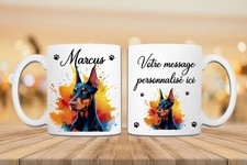 Mug doberman personnalisé