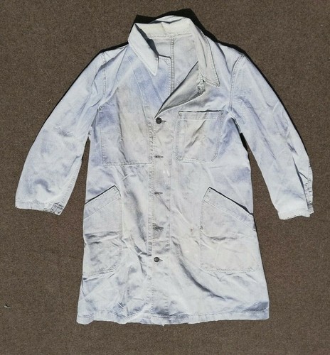 Bleu travail vintage veste - vintage,