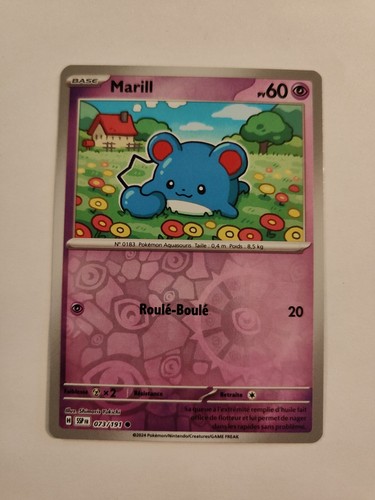 Carte pokémon marill - carte,