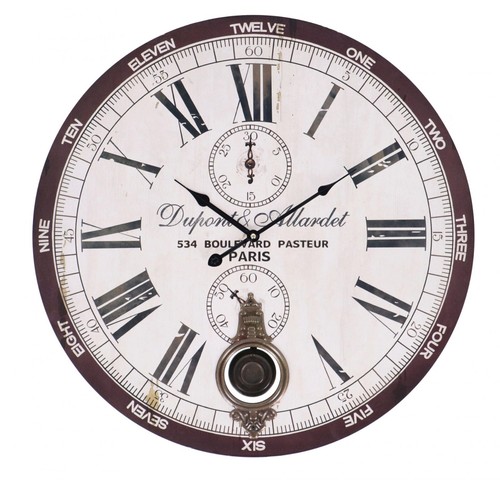 Horloge murale ronde - murale, classique