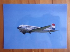 CARTE POSTALE AVIATION AIRLINE POST CARD DOUGLAS DC-3 DAKOTA PH-DDA