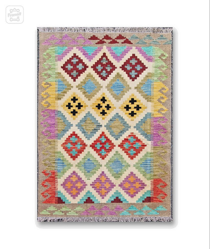 Tapis kilim laine tissé à - kilim, en