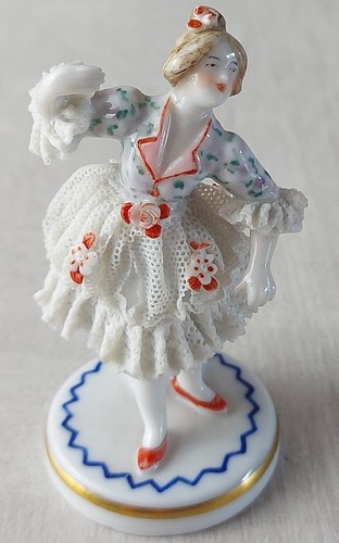Ancienne statuette danseuse - ancienne,