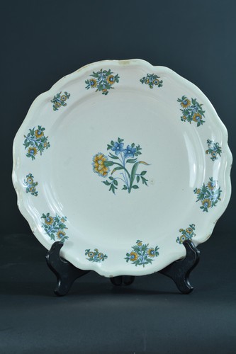 Faience moustiers assiette - faience,