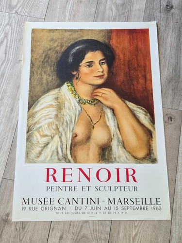 Affiche auguste renoir - affiche,