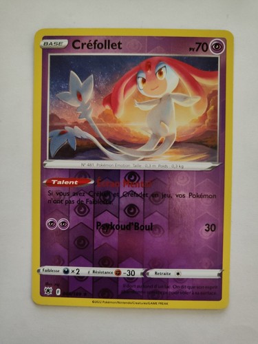 Carte pokemon créfollet - pokemon,