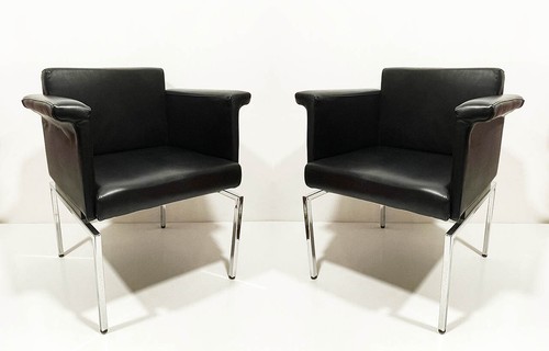 Paire fauteuil cuir de - fauteuil,