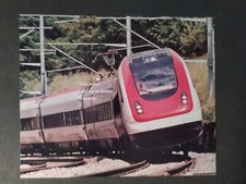 RAME PENDULAIRE ICN SUISSE   carte photo collection lobby card train