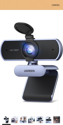 Ugreen webcam full 1080p - hd,