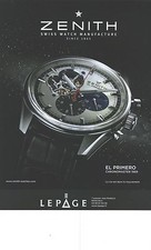 PUBLICITE ADVERTISING 2012 ZENITH la montre chronomaster 1969             251212