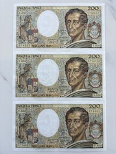 3 Billets de 200 Francs, (