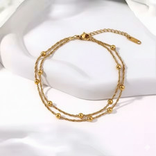 Bracelet Doré Acier Inox 316L