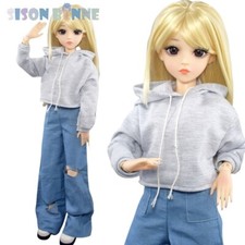 60cm BJD Doll SD Doll + Maquillage + Blonde Mignon + Yeux + Ensemble Vêtements