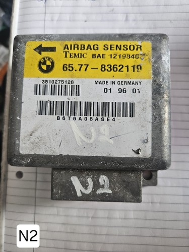 Bmw calculateur airbag 8362119 - airbag,