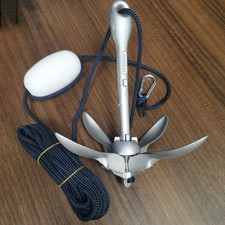Ancre pliante de grappin d'ancre de bateau de 3.5lb pour la haute