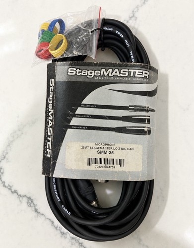 Stagemaster smm 25ft - stagemaster, xlr
