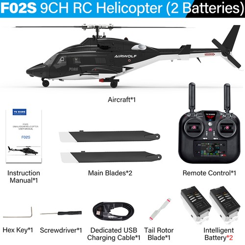 Yuxiang airwolf helicopter - yuxiang, rc