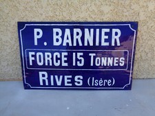 Plaque émaillée ancienne