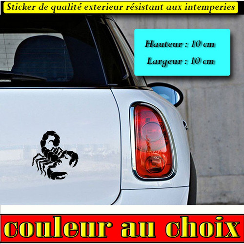 Stickers autocollant scorpion - stickers,