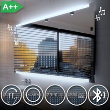 Miroir Salle De Bain Lumineux LED HOBART | INTERRUPTEUR | METEO | BLUETOOTH GH4