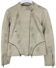 Veste Guess Femme Taille M Zips Fine Légère Aspect Vieilli Sale