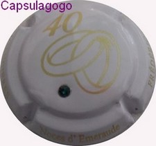 capsule de champagne NOWACK "Anniversaire de Mariage"  Emeraude