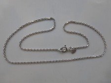 chaine neuve argent massif 925 poinçons marque Murat maille forçat 1mm  2,56gr