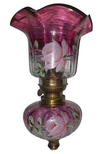Lampe petrole tulipe avec - a,