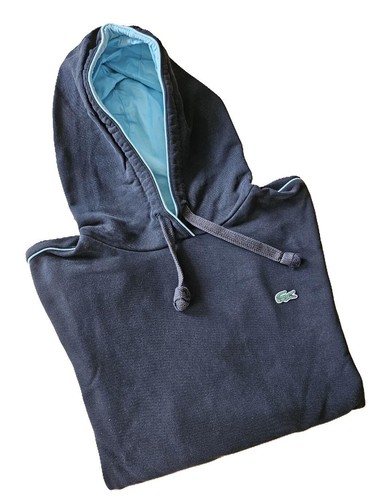 Sweat capuche lacoste noir - à,
