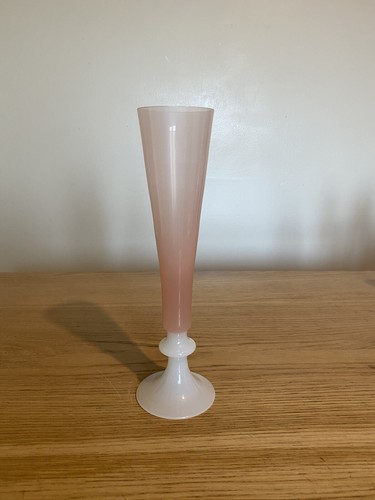 Vase opaline rose - ,