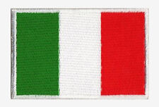 Ecusson patche patch Italie drapeau Italien 70 x 45 mm Pays du monde brodé 