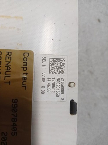 Compteur renault scenic - renault,