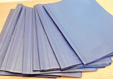 LOT classeur POCHETTE à DOSSIER FEUILLE chemise TRANPARENTE A4 CLASSEMENT papier