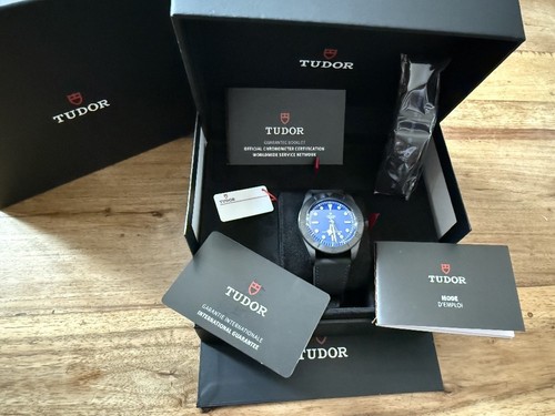 Tudor black bay blue ceramic