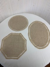 Ensemble de 3 Napperons