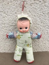 Ancienne petite poupée de chiffon / A suspendre / A restaurer / Jouet / Enfance