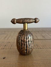 Ancien Casse Noix À Vis En Bronze/Laiton - Original - Rétro Vintage
