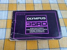 Ancienne Notice Olympus 35RD
