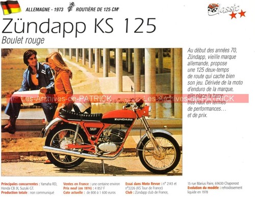 Zundapp 125 1973 - (, ks125