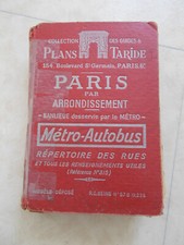 PLAN TARIDE PARIS COLLECTIONS DES GUIDES COMPLET 