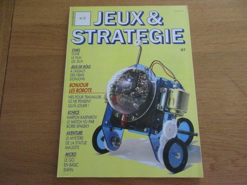 Revue jeux strategie n 31 - revue,
