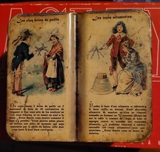 RARE ANCIENNE BOITE TÔLE LITHOGRAPHIÉE JEUX CASSE TETE