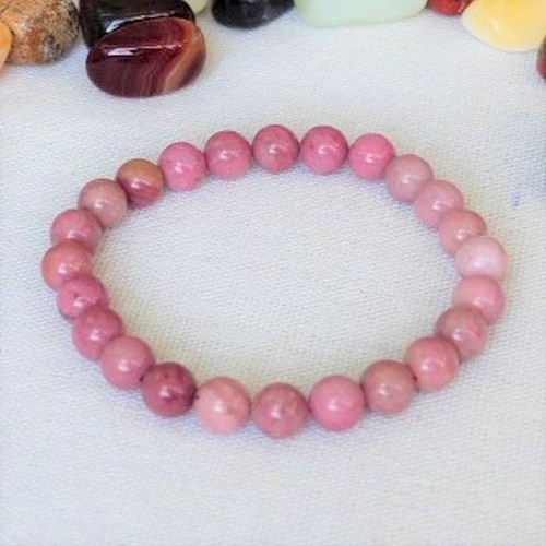 Rhodonite bracelet classique - bracelet,